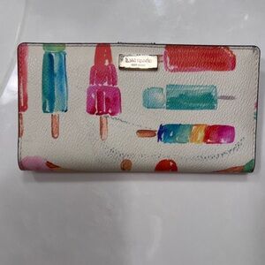 Kate Spade Popsicle Print Wallet